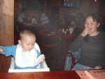 Met mamma in Binky de Beer